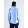 thumbnail image 3 of Free Assembly Women's and Women's Plus Ruffle Neck Cotton Top, Sizes XS-4X, 3 of 6