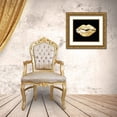 thumbnail image 3 of Lavoie, Tina 23x20 Gold Ornate Wood Framed with Double Matting Museum Art Print Titled - Latte Lips Lined With Gold, 3 of 4