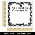 thumbnail image 2 of All I Want for Christmas List Self-Inking Rubber Stamp Ink Stamper - Red Ink - Large 1-1/2 Inch, 2 of 7