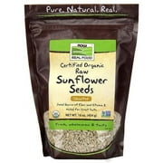 NOW Organic Raw Unsalted Sunflower Seeds, 16 Oz