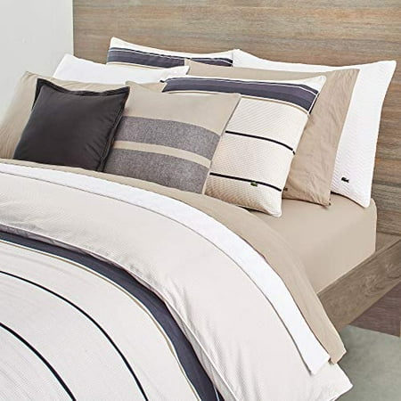 Lacoste Avoriaz Duvet Set King Taupe Walmart Canada