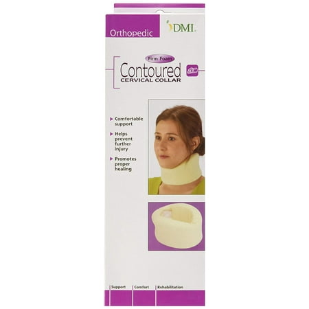 DMI Orthopedic Firm Foam Contoured Cervical Collar, 21