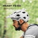 thumbnail image 5 of Casco de bicicleta BATFOX LA303 para hombres, mujeres, adultos y jóvenes, blanco, 5 of 7