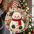 thumbnail image 5 of Christmas Pearl Diamond Art Suncatcher, Christmas Pearl Art Kit for Adults, 7.87in DIY Diamond Suncatcher Art Kit, Christmas Holiday Hanging Ornament, 5 of 7