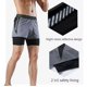 thumbnail image 5 of Shorts De Jogging De Secado Rápido De Doble Capa Para Hombre, 5 of 8