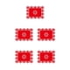 thumbnail image 2 of Inteprter Manteles individuales para fiesta de Navidad, alfombrilla de comedor hueca de tela, bandeja antideslizante para platos, alfombrilla, Type8 NO8, 2 of 6