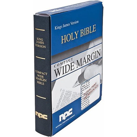 Compact Wide Margin Bible-KJV