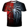 thumbnail image 1 of Marvel Kids Captain America Costume Fashion Spiderman T-shirt Kids Boys T Shirts Children's Short-sleeved Superhero Clothing Top4T Gong Bohan LED, 1 of 2