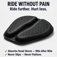 thumbnail image 4 of Universal Non Slip Gel Rider Cushion for Motorcycle 100% TPE Ergonomic Seat Pad 3D Honeycomb Structure Shock Absorption Breathable for Long Rides, 4 of 8