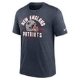 thumbnail image 2 of Men's Nike Heather Navy New England Patriots Helmet Tri-Blend T-Shirt, 2 of 3