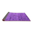 thumbnail image 2 of Ahgly Company Indoor Square Oriental Purple Industrial Area Rugs, 3' Square, 2 of 4