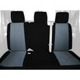 thumbnail image 2 of CalTrend Rear 60/40 Split Back & Solid Cushion Carbon Fiber Seat Covers for 2011-2012 Nissan LEAF - NS148-04FA Blue Insert and Trim, 2 of 3