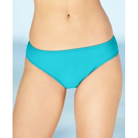 Island Escape TURQUOISE La Palma Hipster Bikini Swim Bottom  US 12