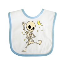 Inktastic Cute Dancing Skeleton Boys or Girls Baby Bib