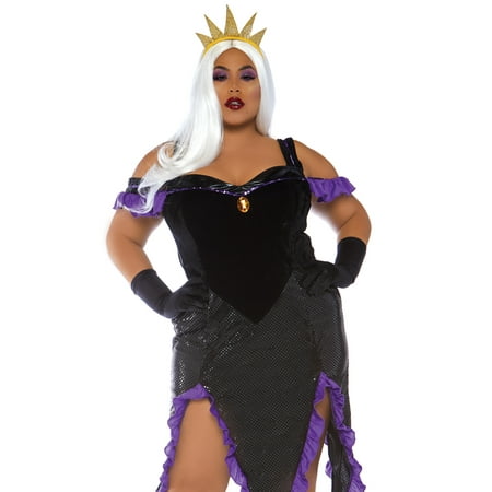 Leg Avenue Women's Plus Size Sultry Sea Witch (Best Costumes For Plus Size Women)