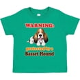 thumbnail image 3 of Inktastic Protected by a Basset Hound Funny Dog Boys or Girls Toddler T-Shirt, 3 of 5