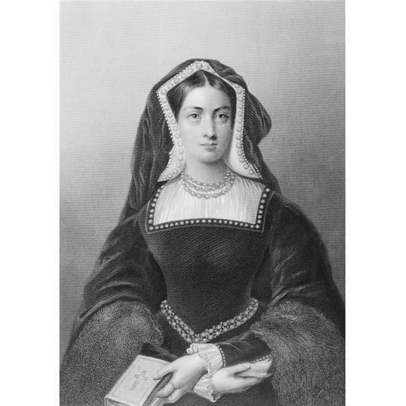 Posterazzi DPI1859974LARGE Catherine of Aragon Also Spelled Katherine 1485-1536 First Wife of Henry VIII Poster Print, Large - 22 x 32