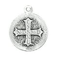 thumbnail image 4 of St. Benedict Sterling Silver Medal Necklace, 4 of 10