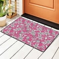 thumbnail image 2 of XMXY Area Rugs Doormat Outdoor Entrance, Watercolor Vintage\r\nFlower\r\nRose Facecloth Non-slip Floor Mat Rug for Living Room Kitchen Sink Area Indoor,36"x24", 2 of 9