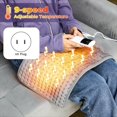 thumbnail image 4 of 30x60cm Electric Heating Pad Hot Heated Pad for Back Legs Hands Warmer Rapid Temperature Rise Heated Pad US Plug,1 x Electric Heating Pad, 4 of 7