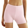 thumbnail image 1 of Ropa interior de seda de color liso y cintura media para mujer - Leggings cómodos y transpirables de punto - Tallas M-XXL, 1 of 3