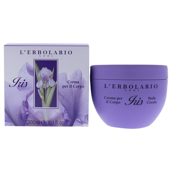 L'Erbolario Iris Body Cream Lotion, Body Moisturizer, 10.1 oz