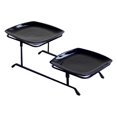 thumbnail image 1 of DOLITY 2 Tier Serving Stand Snack Display Tray Fruit Tray for Home Decor Black, 1 of 4