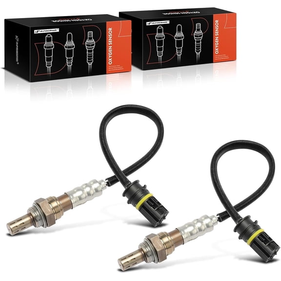 A-Premium O2 Oxygen Sensor Compatible with BMW 323i 325i 328i 330i 525i 528i 530i 540i 740i 840Ci 850Ci X3 X5 Z3 Z4 Z8 M5 & Land Rover Range Rover, 2-PC Set, Replace# 11781742050, 0258003477