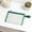 Green GN, variant on WIZUTIZ Small Waterproof Document File Bag Portable Organizer Compact Mesh Multipurpose Secure Zipper Snap Closure Lightweight Storage for Office School Home Travel Backpack Briefcase Stationery