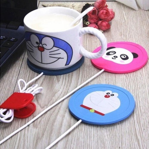 USB Puissance Bureau Thé Café Tasse Plus Chaud Tasse Tapis de Sol Coaster