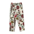 thumbnail image 4 of Fotbe Dark Enchanted Flowers And Birds Women's Pajama Pants,Sleepwear Pants,Pj Bottoms Drawstring And Pockets-Large, 4 of 9