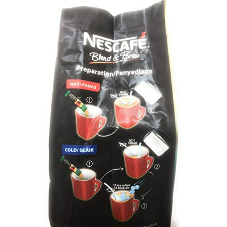 NESCAFE 3 in 1 Original Instant Coffee 2 packs (25 sticks)
