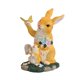 thumbnail image 5 of Estatua de conejo de jardín con luz solar, escultura de resina, adorno, regalo único para exteriores. Amarillo, 5 of 8