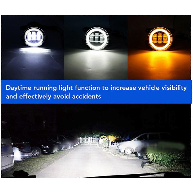 7 Inch Motorcycle Led Headlight Heat Dissipation Waterproof 7 Inch Round Head Lamp with Mount for Off Road Vehicle DC9‑30V