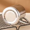 thumbnail image 6 of Stainless Steel Water Cup, Household Mug For Water Milk Coffee, Double-Layer With Handle And Lid 400Ml, 6 of 7