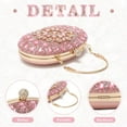 thumbnail image 3 of LHSHID Women Rhinestone Evening Clutch Purse Bag Bling Glitter Sparkly Diamond Tote Bag Crystal Wedding Party Bag, 3 of 8