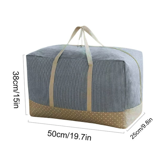 Danhjin Storage Items Home Storage Bag, Quilt Storage Bag Three-Dimensional Way Bedroom Storage Organizing Storage Bag Storage Bags