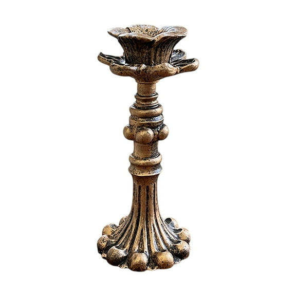 Jubipavy Gold Candlestick Holders Candle Holders Candlestick Thicker Metal Candle Sticks Set For Wedding Christmas Party Dining Table Table Centerpiece Decor