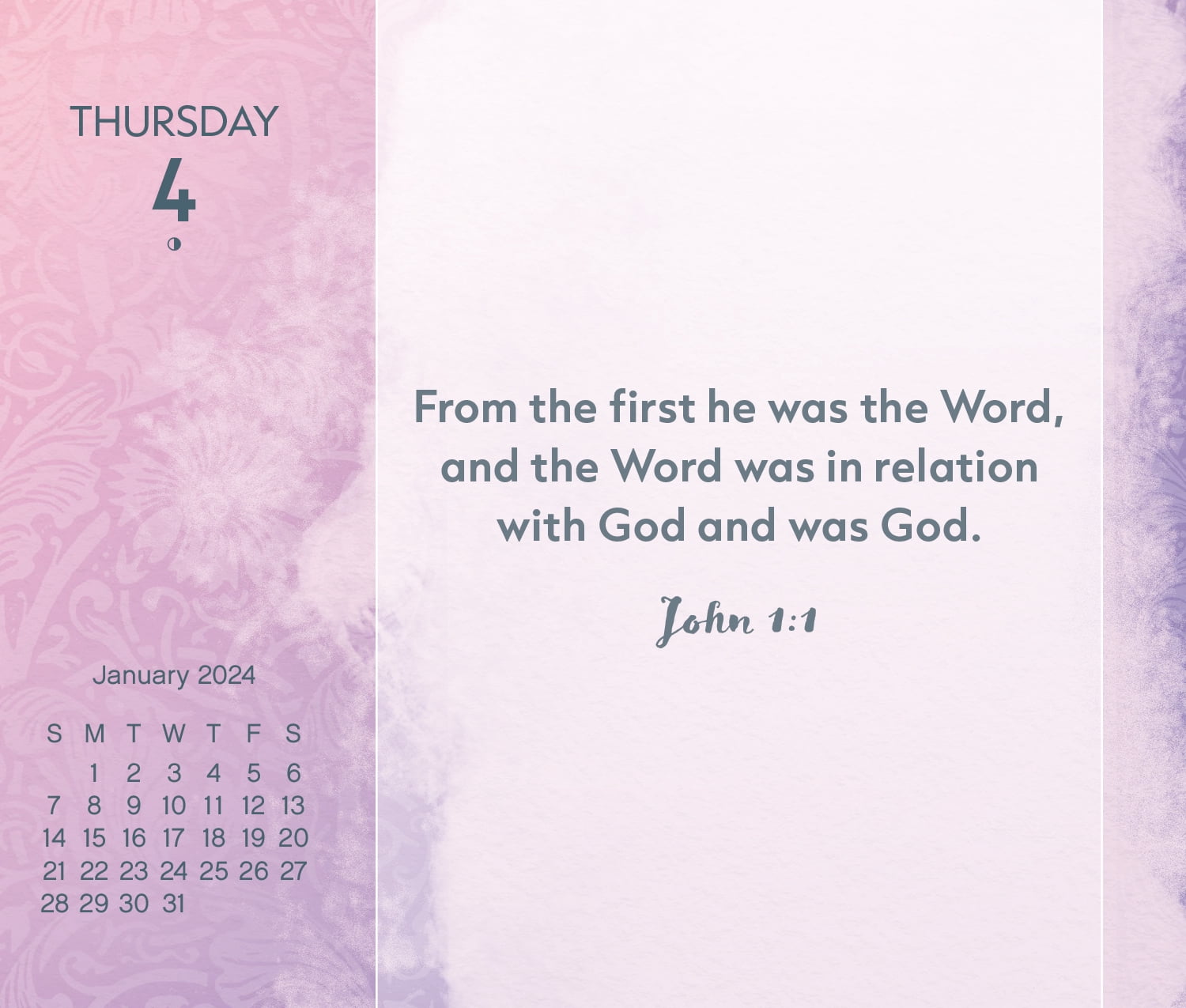 2024 Bible Verses Box Calendar