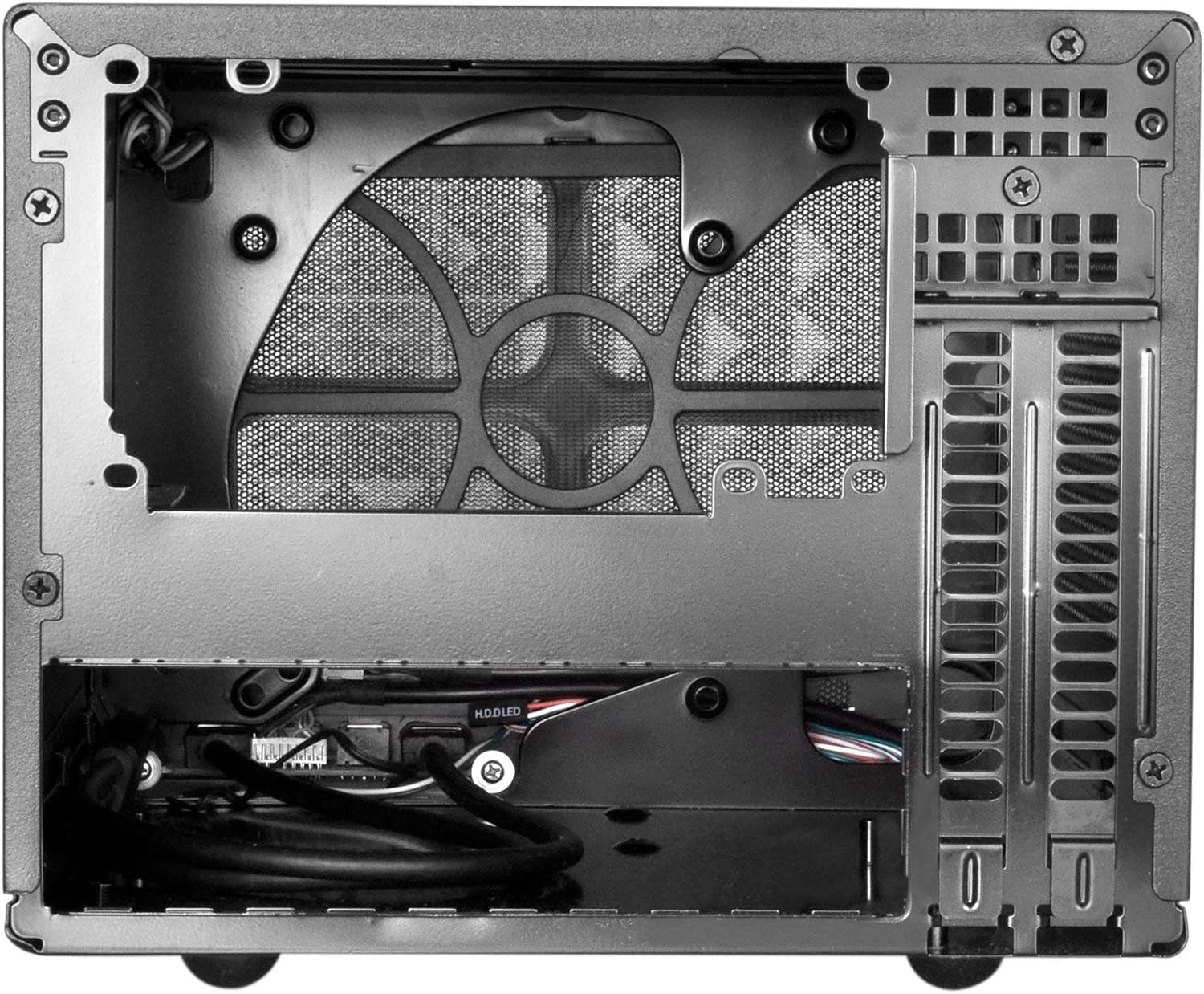 SilverStone Technology Ultra Compact Mini-ITX Computer Case with Mesh Front Panel Black (SST-SG13B-USA) SG13B-USA USA - NEWEST VERSION