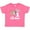 Hot Pink, variant on First Birthday Sloth 1 Year Old Boys or Girls Baby T-Shirt