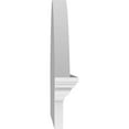 thumbnail image 4 of Ekena Millwork 36"W x 15-7/8"H x 2-3/4"P Segment Arch 4 Spoke Architectural Grade PVC Combination Pediment, 4 of 7