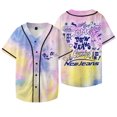 thumbnail image 1 of Jeans K-pop New OMG Logo Merch Veste de Baseball T-Shirt Cosplay Femmes Hommes Mode Manches Courtes T-Shirts,TG,Style 9, 1 of 5