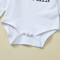 thumbnail image 5 of Mercatoo Toddler Baby Girl My First Halloween Outfit Pumpkin Letters Long Sleeve Romper Pants Hairband Set 𝐍ewBorn Clothes, 5 of 9