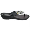 thumbnail image 2 of GRANDCO Women's "AB" Deluxe Thong Sandal, Color: Black, Size: 11 (27233E-BK-11), 2 of 6