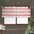 thumbnail image 4 of Cenefa de Navidad Zulema suave y corta para ventana de puerta 137x61cm, 4 of 8