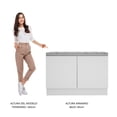 thumbnail image 4 of Mostrador Madesa Glamy 120 cm 2 Puertas G24120GLCT Blanco, 4 of 6