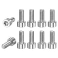 thumbnail image 1 of Uxcell Paquete de 10 Tornillos de Spline Torx T25 M5x12mm 0.8mm de Paso para Desbrozadora y Motosierra [Plata], 1 of 6
