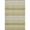 thumbnail image 2 of Addison Rugs Mayfield Washable Transitional Stripes Wheat Rectangle Rug, 8' x 10', 2 of 6