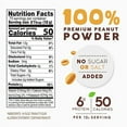thumbnail image 5 of Pasokin All-Natural Powdered Peanut Butter, Gluten-Free Peanut Powder, from Roasted Cold-Pressed High Oleic Peanuts, Bulk, No Sugar Added, Non-GMO, Plant-based Protein, Keto-Friendly, 2 LB, 5 of 5